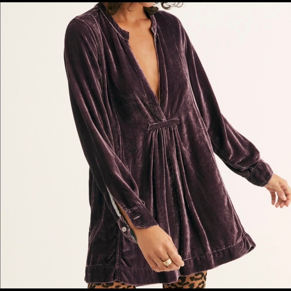 Free People Jacey Velvet Mini